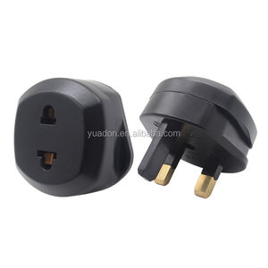 YUADON 5A 250V Australia/USA to UK Plug Extension <strong>Socket</strong> YD-800 <strong>Power</strong> Plug Travel Adapter - Product Image 2