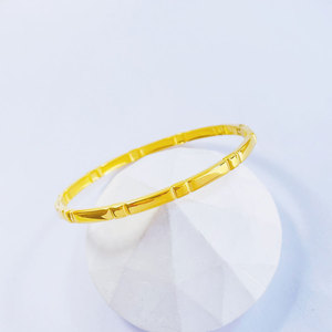 แหวนสแตนเลสสตีลรูปลูกบอลน่ารักแบบมีตะขอเกี่ยวสร้อยข้อมือชุบทอง18K ปราศจากนิกเกิลสำหรับงานปาร์ตี้ - Product Image 2