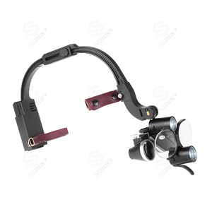 Lampe frontale LED focalisable 5W avec filtre, loupe binoculaire médicale pour implants buccaux et opérations chirurgicales générales - Product Image 2