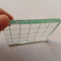 Fil de verre poli géorgien 8mm 6mm filaire résistant au feu solide pour hôtels en plein air serres pour la construction de rideaux halls