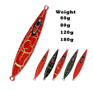 Señuelo de Pesca MAS Crack Paint 60g 80g 120g 180g, Señuelo de Metal para Pesca Lenta, Señuelo de Plomo Brillante, Señuelo Duro - Product Image 6