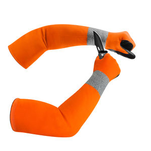 Maniche da braccio in poliestere antiabrasione da 13 Gauge con polsino resistente al taglio e impugnatura liscia in Nitrile - Product Image 1