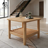 Table basse de salon moderne en bois massif, écologique, personnalisable, prix usine, nouvelle collection