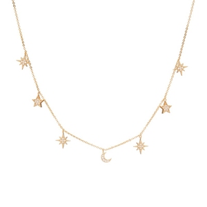 925 <strong>Sterling</strong> <strong>Silver</strong> 14k Gold Plated Choker <strong>Star</strong> <strong>Necklace</strong> <strong>Silver</strong> 925 Snow Custom-Made Wholesale Fashion Vintage Women Girl - Product Image 1