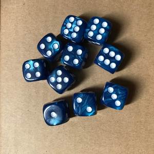 Oferta Especial: Dados Acrílicos Personalizados de 16mm con Esquinas Redondeadas para RPG, Venta al por Mayor, Juguete Educativo con Puntos D6 - Product Image 4