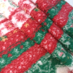 Tissu tricoté Jacquard en <span class=keywords><strong>laine</strong></span> d'agneau 340 g/m² 100 % polyester pour costumes de Noël, manteaux en fourrure pour garçons et filles, automne-hiver, chaud et doux comme un oreiller - Product Image 3