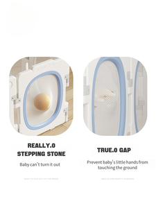 <span class=keywords><strong>Parc</strong></span> de jeu pliable écologique en gros pour bébés et tout-petits, clôture de sécurité pour intérieur, idéal pour le salon - Product Image 3