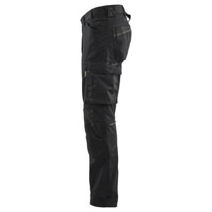 BLAKLADER - 175118329900D124 Pantalones artesanos con elástico Black - EAN 7330509923870 PANTALONES DE TRABAJO VAQUERO - Product Image 3