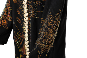 CCY moda tradicional bordado Abaya túnica musulmana Dubai oración negro lujo vestido largo Kaftan ropa de <span class=keywords><strong>mujer</strong></span> africana - Product Image 6