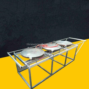 Machine à cuire au gaz à poussée manuelle machine à tortilla fine crêpe pain samosa machine à former la crêpe Injera - Product Image 2