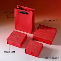Boîte cadeau coulissante en carton rigide avec matériaux recyclés, imperméable, impression de logo haut de gamme
