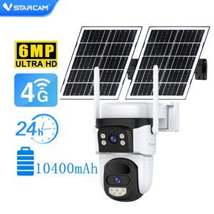 VStarcam AG621DR 私人摄像头 双视角 4G 24小时录像 AOV新技术 40m人体检测 360度摄像头 14W太阳能电池板 - Product Image 1