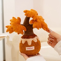Peluche Mignonne Plante en Pot, Jouet en Peluche Doux, Fleur, Fruit, Arbre, Poupée Kawaii, Décoration de Bureau à Domicile, Cadeau