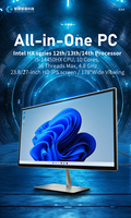 Computadora Todo en Uno de Alta Calidad de 24" 27" con Panel IPS, Resolución 1920*1080, CPU Intel HX i5 i7 de 13ª y 14ª Generación, RAM DDR4