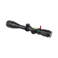 Hunt Long Range Scope 4-16x44 6x AOE Optic Telescopic Red Green Illuminated Reticle Tactical Sight Magnifier Wide Angle Aluminum
