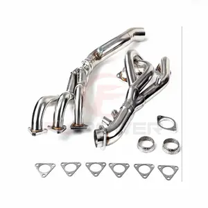 Twisted Steel Long Tube Header 304 stainless steel Headers Exhaust Manifold Headers for 01- 05 BMW E46 M3 3.2L