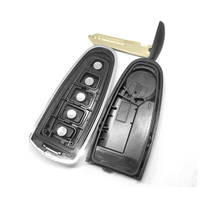 Carcasa de llave de coche con 5 botones, 433mhz 315mhz, espada virgen FO38R, para entrada sin llave, reemplazo automático, llavero de encendido remoto