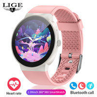 Relojes Inteligentes LIGE BW0525 para Niños, Mujeres, Resistentes al Agua IP67, Monitor de Ritmo Cardíaco, Reloj Inteligente con Rastreador de Actividad Física, Android IOS