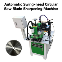 Affûteuse automatique de lames de scie circulaire à tête oscillante, moteur tout cuivre, panneau d'affichage intelligent, machine à affûter les disques de scie en alliage