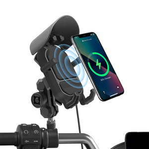 Cargador Inalámbrico Rápido de 15W, Impermeable y Antivibraciones, para Soporte de Navegación de Teléfono en Motocicleta, Soporte de Teléfono para Vehículo Eléctrico - Product Image 3