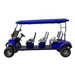 Penjualan Terbaik Panel surya bertenaga 2 4-tempat duduk listrik Golf mobil 60V baterai Lithium listrik Off-Road Golf Cart - Product Image 3