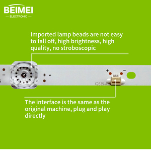 Bande de rétroéclairage LED pour téléviseur ZN-32SM06C-2 90112 V3.0-OH 6LED 3V 519MM 2 pièces/ensemble pour remplacement de téléviseur - Product Image 4