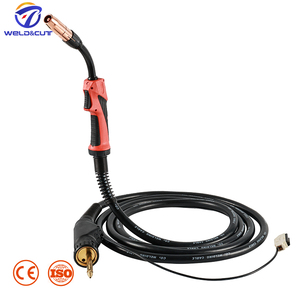 Antorcha <span class=keywords><strong>de</strong></span> Soldadura MIG AL4000 <span class=keywords><strong>de</strong></span> Alto Rendimiento, 400A, Refrigerada por Gas, con Conector Europeo, Compatible con Tipo <span class=keywords><strong>Fronius</strong></span>, Cable <span class=keywords><strong>de</strong></span> 3.5m/4.5m - Product Image 1