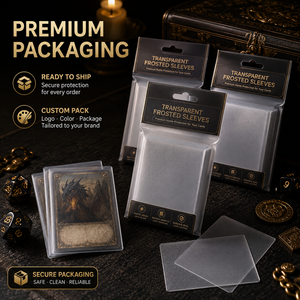 20 pochettes transparentes givrées en PP pour cartes, à bord plat, <span class=keywords><strong>film</strong></span> double couche pour cartes de visite sans logo et avec protection - Product Image 5