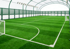 Terrain de football en gazon artificiel personnalisé, gazon synthétique de haute qualité, vert, en rouleau, équipement sportif complet - Product Image 4