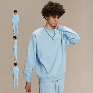 Sweat-shirt à capuche en molleton épais 480 g/m² personnalisable OEM pour homme, style streetwear, coupe oversize, automne - Product Image 2