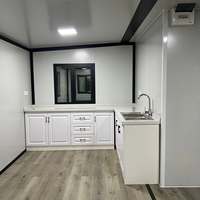 Casa Contenedor Expandible para Jardín, ADU Prefabricada, Plegable, Modular, de 20 pies, Estudio Portátil, Cabina, Espacio de Trabajo Remoto, Cobertizo de Jardín
