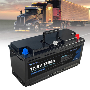 Baterai starter truk Lifepo4 12v 1500CCA 160ah 170ah 180ah 190ah 200ah baterai Lithium untuk Semi truk, truk sampah - Product Image 1