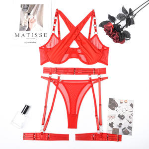 Vrouwen Sexy Mesh Harnas Sexy Lingerie Bdsm Seksuele Outfit Kousenband Fetish Gothic Sex Kostuum Babydoll Ondergoed 1337 - Product Image 5