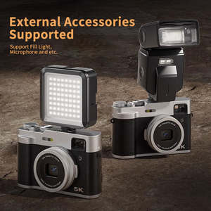 Ouderwetse Retro Camera 'S Dslr Professionele 5K Vlogging Entry 5K Hd 48 Miljoen Pixel Zwart 16x Digitale Zoom Digitale Camera - Product Image 6