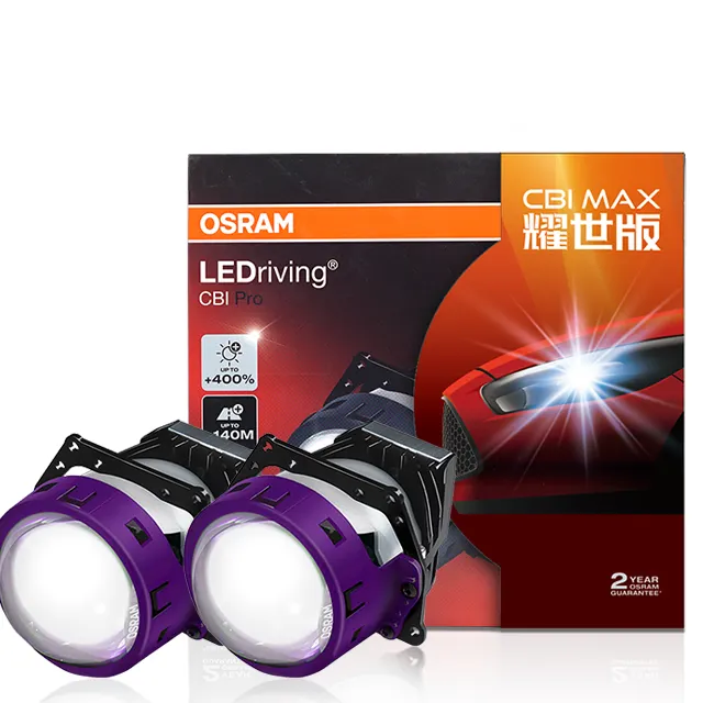 OSRAM LED-Flügel-CBI MAX-Objektiv 48 W (Abblendlicht) 58 W (Stromaggregat) 6000 K 30000 Stunden