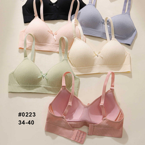 Soutiens-gorge respirants pour femmes en gros, soutiens-gorge d'entraînement, soutiens-gorge push-up sans armatures, soutiens-gorge solides ODM sans coutures avec coussinets fixes, soutiens-gorge quotidiens - Product Image 2