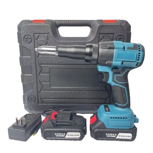 ปืนยิงรีเวทไฟฟ้าแบตเตอรี่ลิเธียม 21V แบบไร้แปรงถ่าน สำหรับงานอุตสาหกรรม ใช้กับรีเวทอะลูมิเนียม - Product Image 5