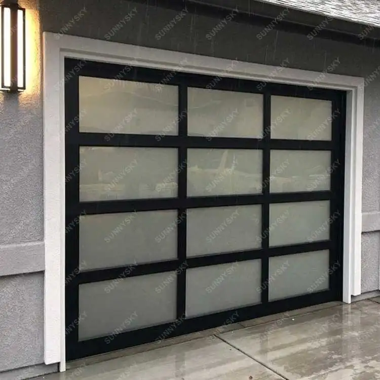 XIYATECH Modern Intelligent Panel Manufacturing Automatic Gate Residential Sectional Garage Doors For Homes