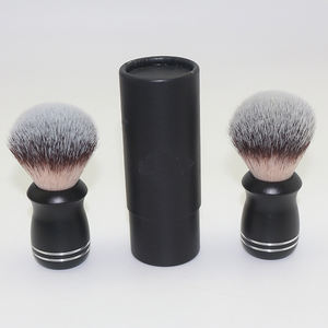 JDK-<span class=keywords><strong>Blaireau</strong></span> à barbe <span class=keywords><strong>haut</strong></span> <span class=keywords><strong>de</strong></span> <span class=keywords><strong>gamme</strong></span> à manche en métal, marque privée, <span class=keywords><strong>blaireau</strong></span> végétalien pour cheveux synthétiques avec boîte en papier, kit - Product Image 2