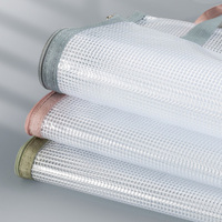 Classeur à suspendre en plastique A4 avec logo personnalisé sac à fermeture éclair en maille transparente organiseur porte-documents