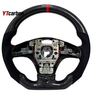 Volant de course personnalisé en fibre de carbone véritable YTcarbon pour <span class=keywords><strong>Megane</strong></span> <span class=keywords><strong>CC</strong></span> <span class=keywords><strong>GT</strong></span> RS MK1 95-04, accessoires intérieurs de voiture, pièces automobiles - Product Image 1