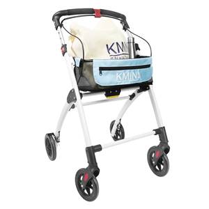 <span class=keywords><strong>Andador</strong></span> Compacto para Uso en Interiores y Exteriores, Andadores para Personas Mayores y Adultos con Bandeja, Blanco y Azul, <span class=keywords><strong>KMINA</strong></span> K10010 - Product Image 1