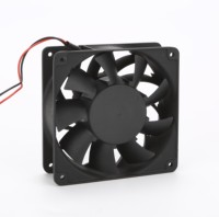Ventilateur de refroidissement sans balais CC Caforre 12V/24V/48V 120x120x38mm 4500-2500 tr/min 18-6W