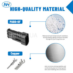 סופר חותם 1.5 סדרה <span class=keywords><strong>3</strong></span> דרך גבר מחבר חוט רכב עמיד למים מחבר 282105-1 עבור tyco מגבר - Product Image 3