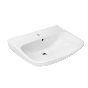 Lavabo Jasmine à trou unique, longueur 60 cm, largeur 67,5 cm, profondeur 52,6 cm - Product Image 1