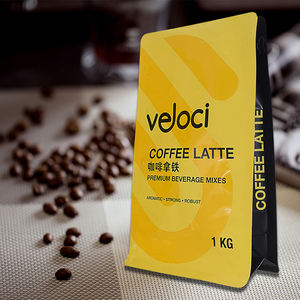 Sacs UVPET/AL/PE à fermeture éclair, matériaux à fond plat, pour emballage de café, livraison rapide, unités - Product Image 2