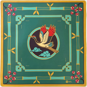 Tapis de Mahjong Américain Professionnel pour Tournoi, Antidérapant, Silencieux, en Caoutchouc, avec Règles Imprimées – Vente en Gros - Product Image 1