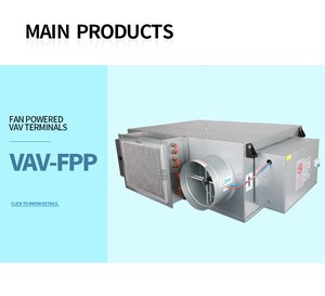 Unità di Controllo del Flusso d'Aria Variabile (<span class=keywords><strong>VAV</strong></span>) con Riscaldamento e Ventilconvettore per Sistemi di Riscaldamento a Pavimento con Ventilatore - Product Image 6