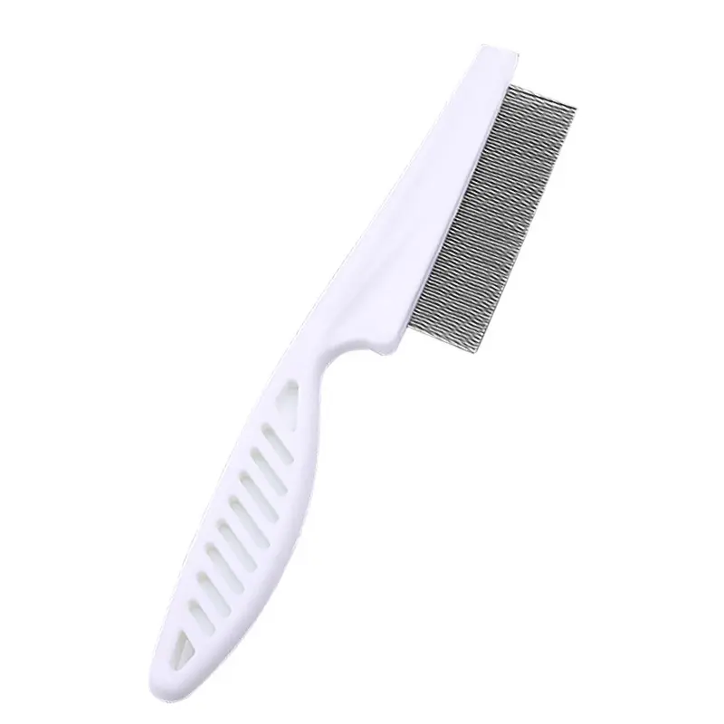 Pet Products for cats and dogs Durable egg removal for lice Fine tooth stainless steel needle comb