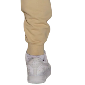 กางเกงกีฬาผ้าฝ้ายลำลองสำหรับผู้ชาย สีพื้น สไตล์สบายๆ สำหรับฤดูหนาว ผลิตจากโรงงานโดยตรง รับผลิตแบบ OEM ODM - Product Image 4